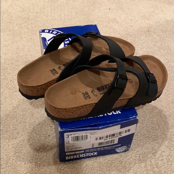 New Birkenstock Salina Black Sandals Size 38 SOLD - Picture 4 of 9
